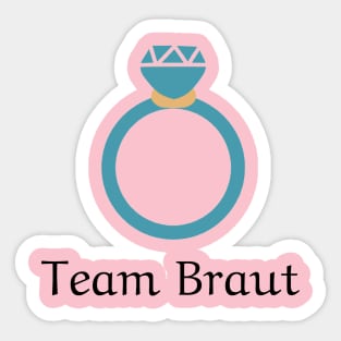 Team Braut Jungesellinnenabschied Sticker